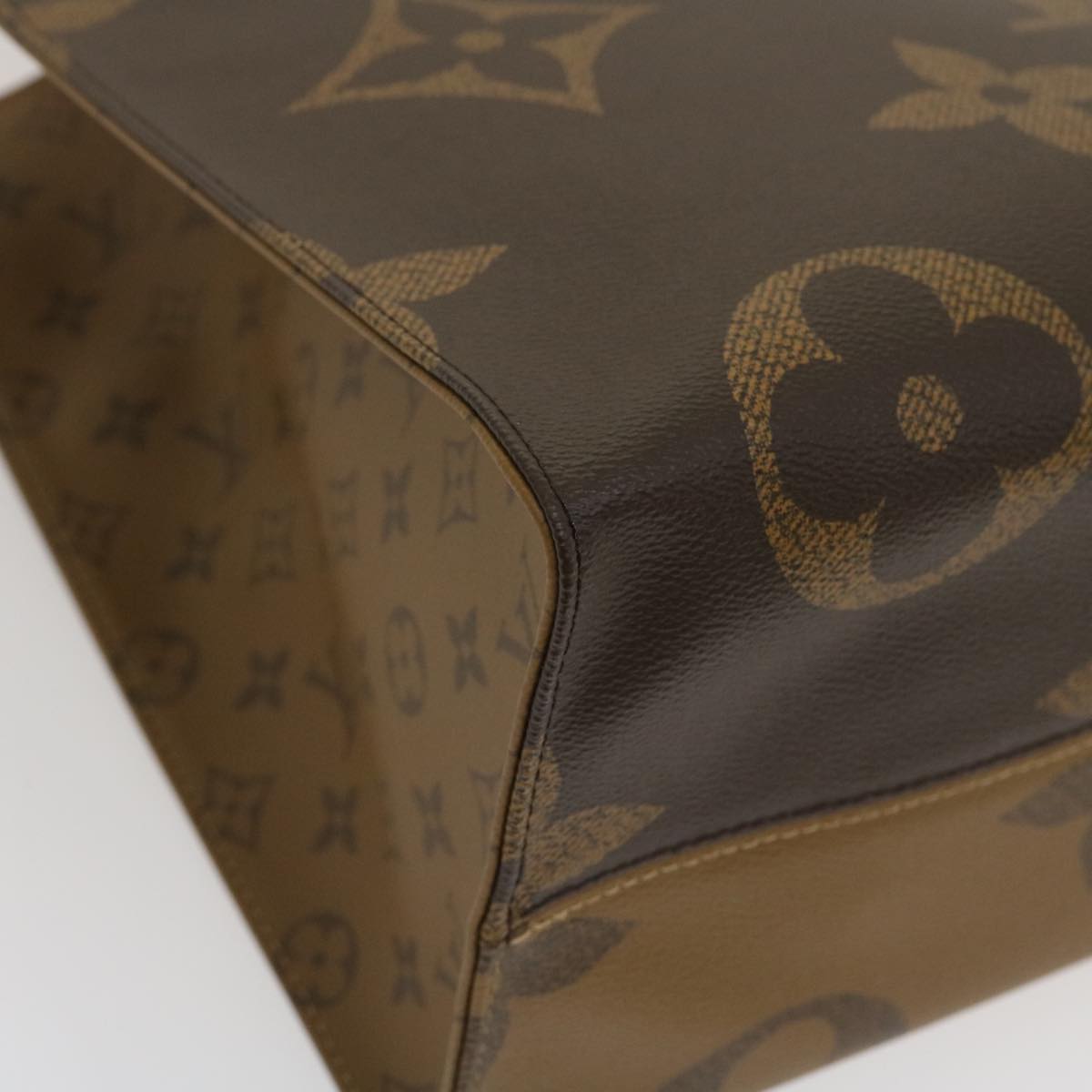 LOUIS VUITTON Monogram Reverse Giant On The go GM Tote Bag M45320 ai595S