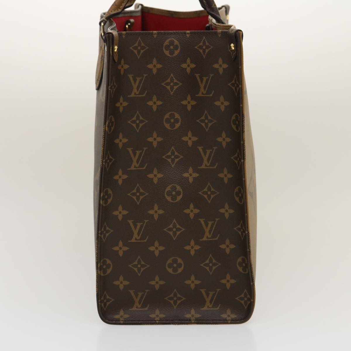 LOUIS VUITTON Monogram Reverse Giant On The go GM Tote Bag M45320 ai595S