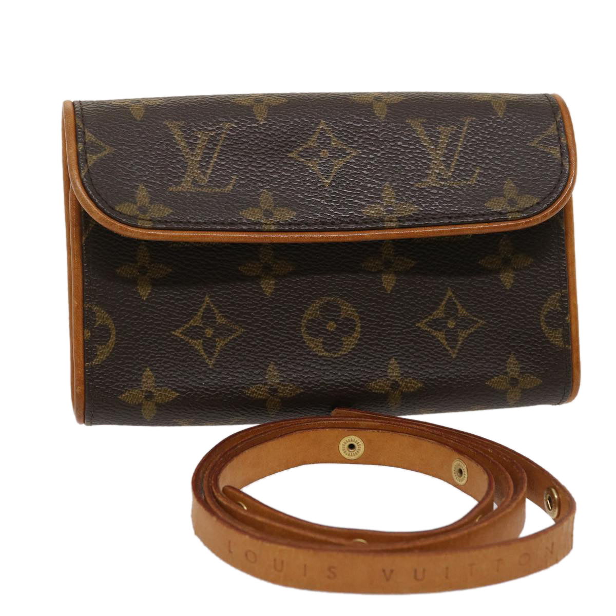 LOUIS VUITTON Monogram Pochette Florentine Bum Bag M51855 LV jk1641