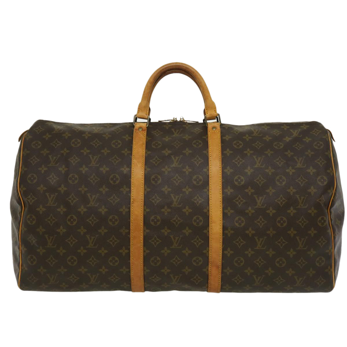LOUIS VUITTON Monogram Keepall 45 Boston Bag M41428 LV jk1679