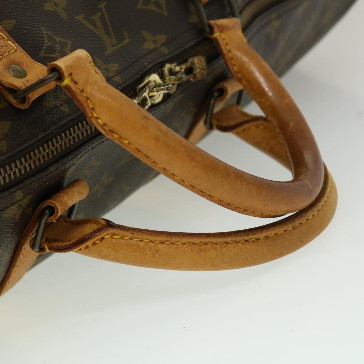 LOUIS VUITTON Monogram Keepall 45 Boston Bag M41428 LV jk1679