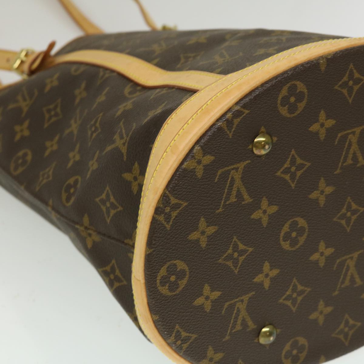 LOUIS VUITTON Monogram Bucket GM Shoulder Bag M42236 LV jk1787