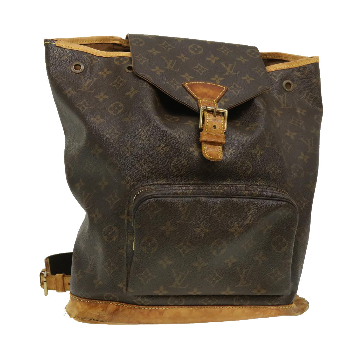 LOUIS VUITTON Monogram Montsouris GM Backpack M51135 LV jk1848