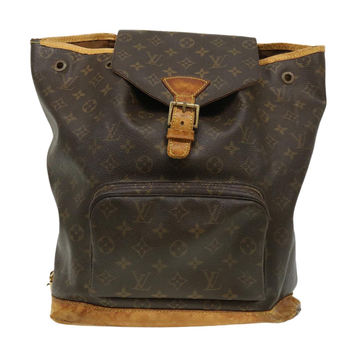 LOUIS VUITTON Monogram Montsouris GM Backpack M51135 LV jk1848