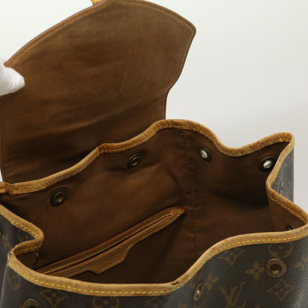 LOUIS VUITTON Monogram Montsouris GM Backpack M51135 LV jk1848