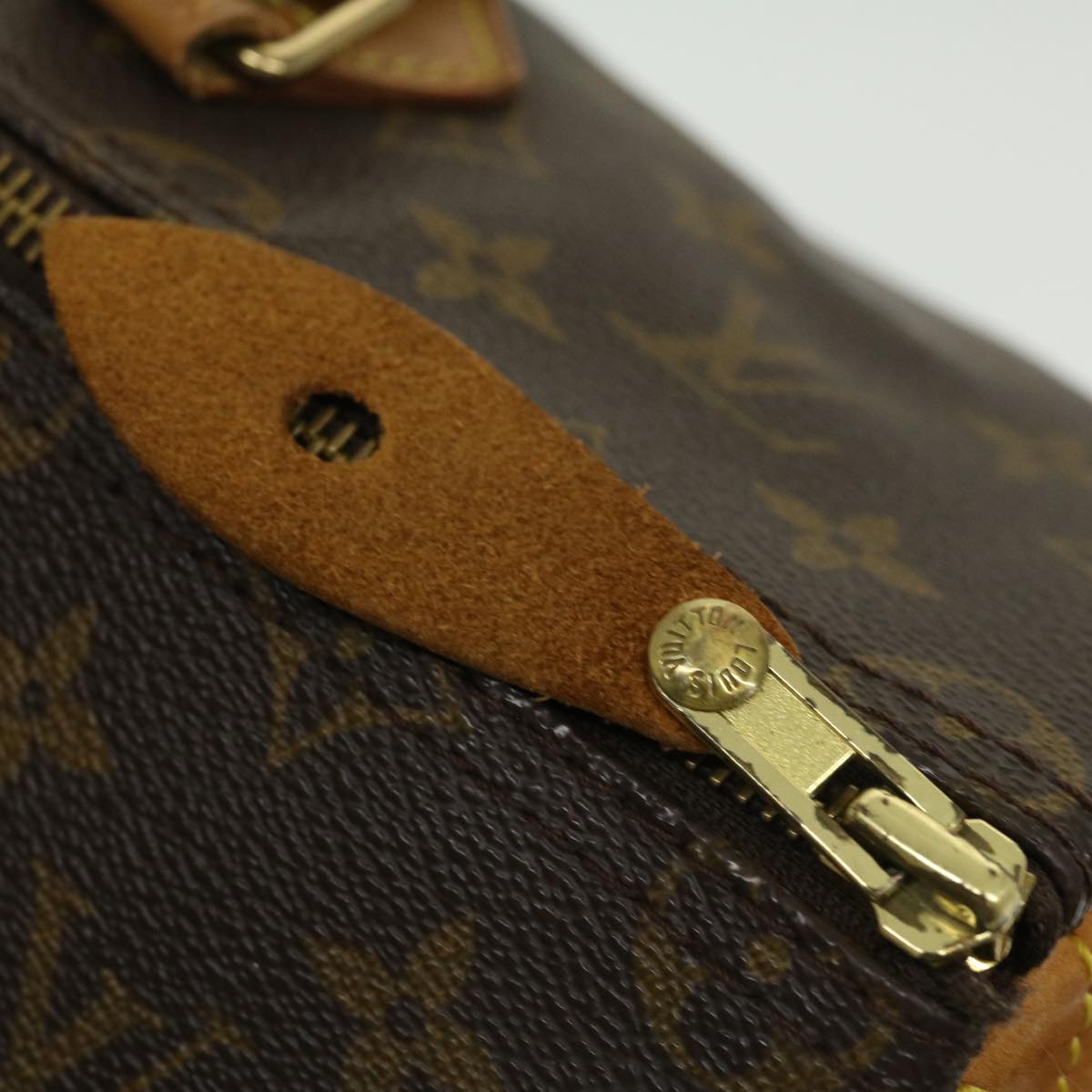 LOUIS VUITTON Monogram Speedy 35 Hand Bag M41524 LV jk1876