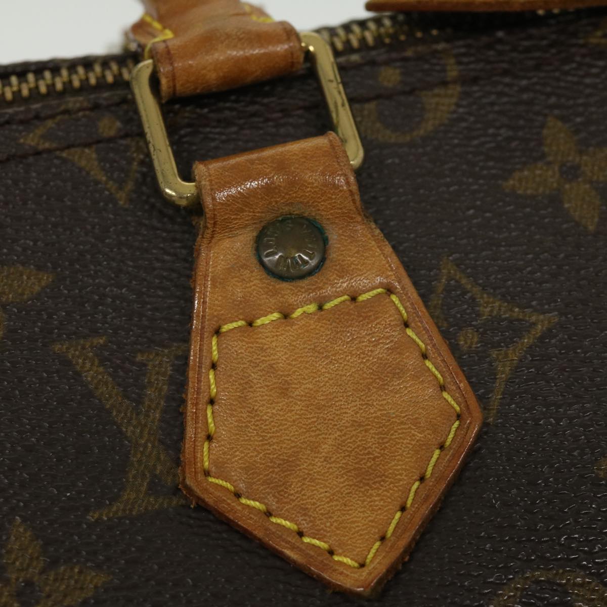 LOUIS VUITTON Monogram Speedy 35 Hand Bag M41524 LV jk1876