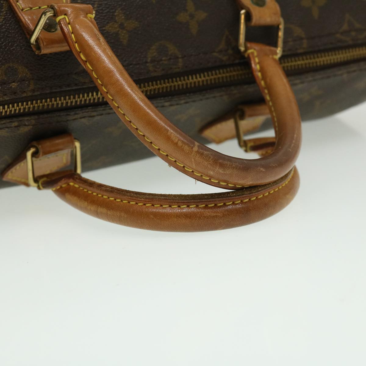 LOUIS VUITTON Monogram Speedy 35 Hand Bag M41524 LV jk1876