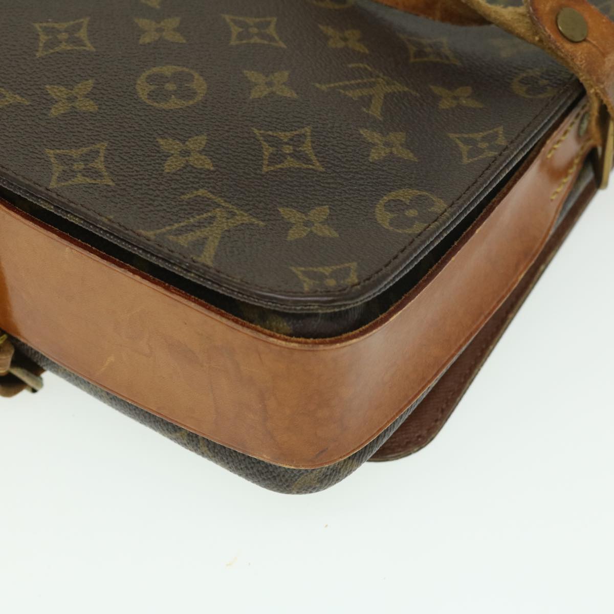 LOUIS VUITTON Monogram Cartouchiere GM Shoulder Bag M51252 LV jk1947