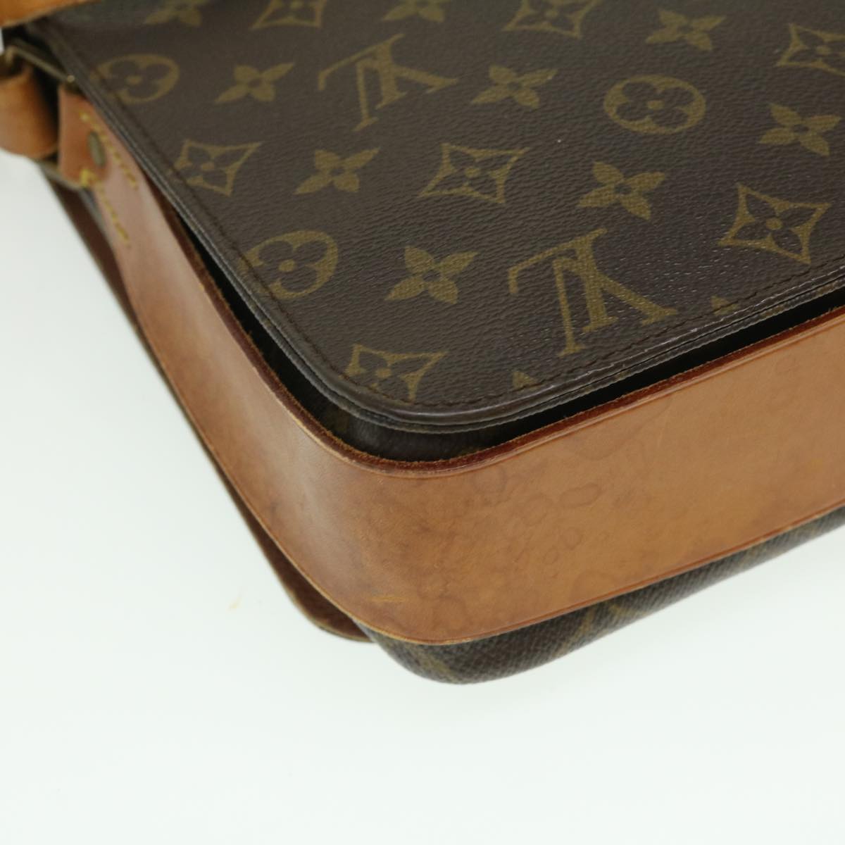 LOUIS VUITTON Monogram Cartouchiere GM Shoulder Bag M51252 LV jk1947