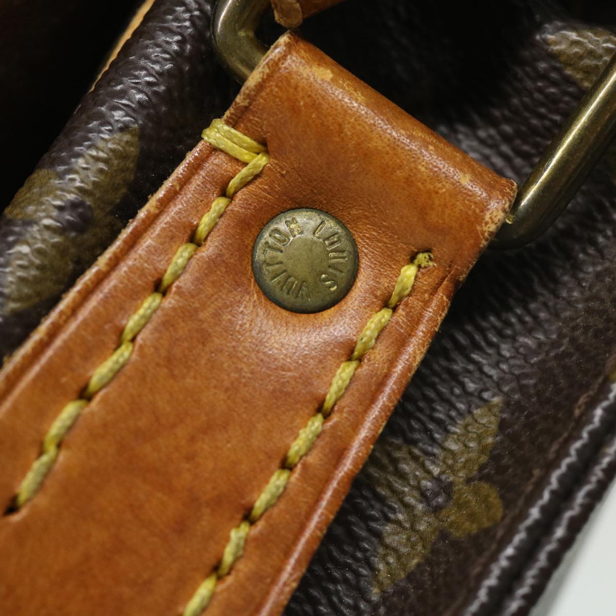 LOUIS VUITTON Monogram Cartouchiere GM Shoulder Bag M51252 LV jk1947
