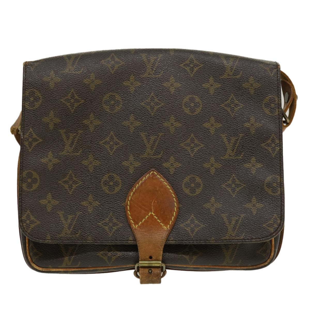 LOUIS VUITTON Monogram Cartouchiere GM Shoulder Bag M51252 LV jk1947