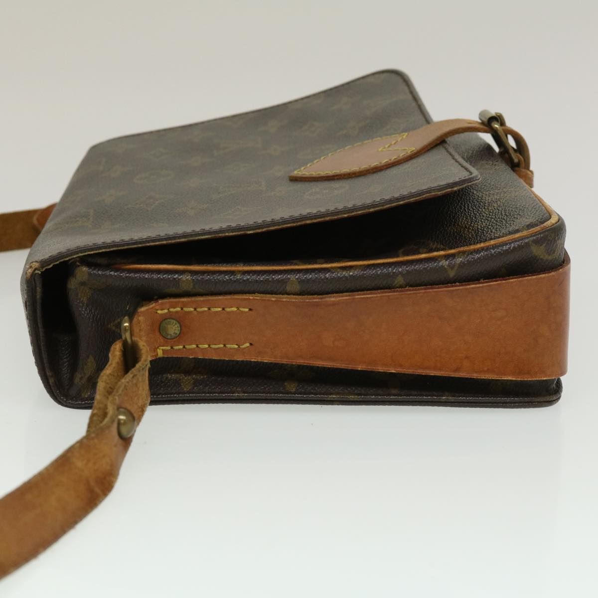 LOUIS VUITTON Monogram Cartouchiere GM Shoulder Bag M51252 LV jk1947