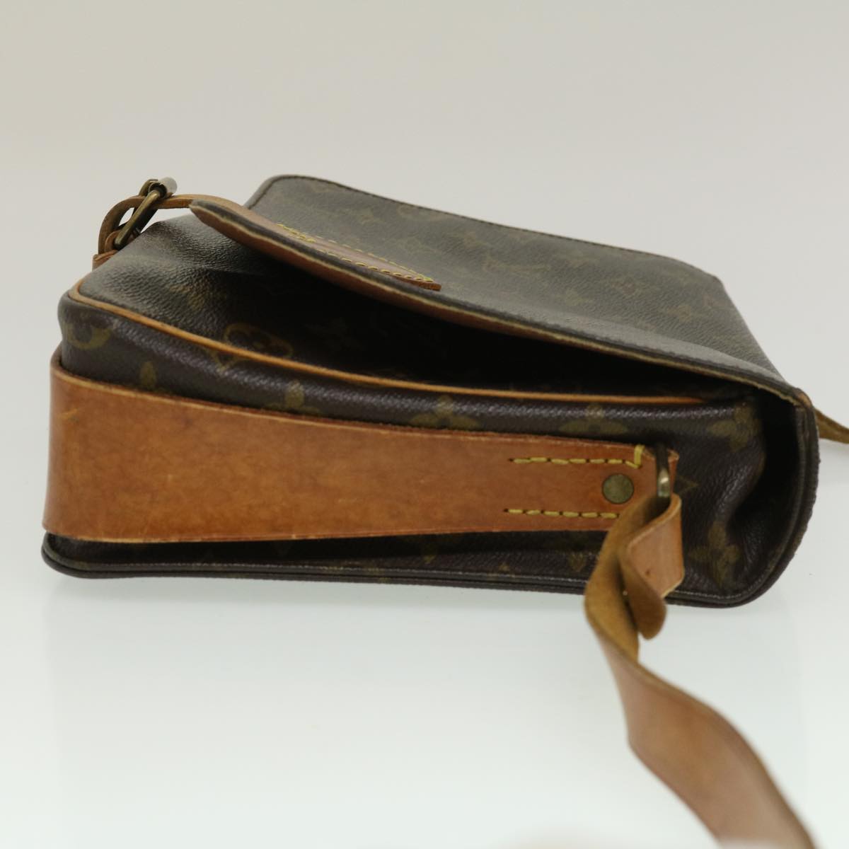 LOUIS VUITTON Monogram Cartouchiere GM Shoulder Bag M51252 LV jk1947