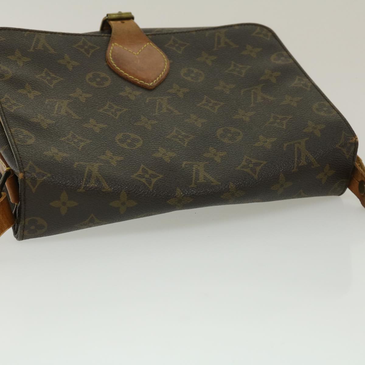 LOUIS VUITTON Monogram Cartouchiere GM Shoulder Bag M51252 LV jk1947