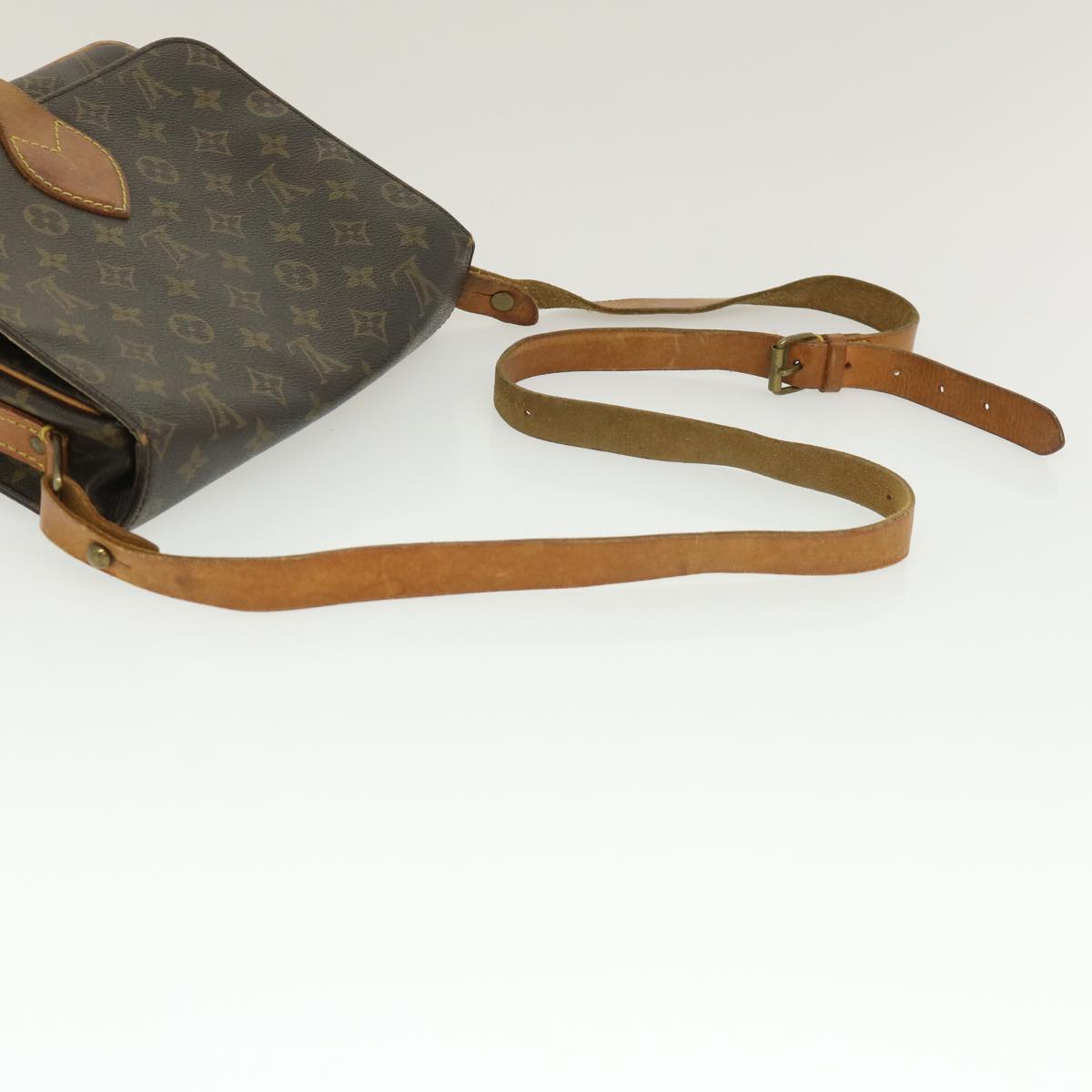 LOUIS VUITTON Monogram Cartouchiere GM Shoulder Bag M51252 LV jk1947