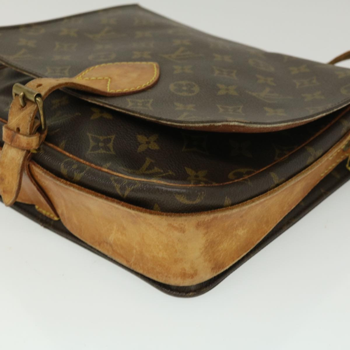 LOUIS VUITTON Monogram Cartouchiere GM Shoulder Bag M51252 LV jk1953