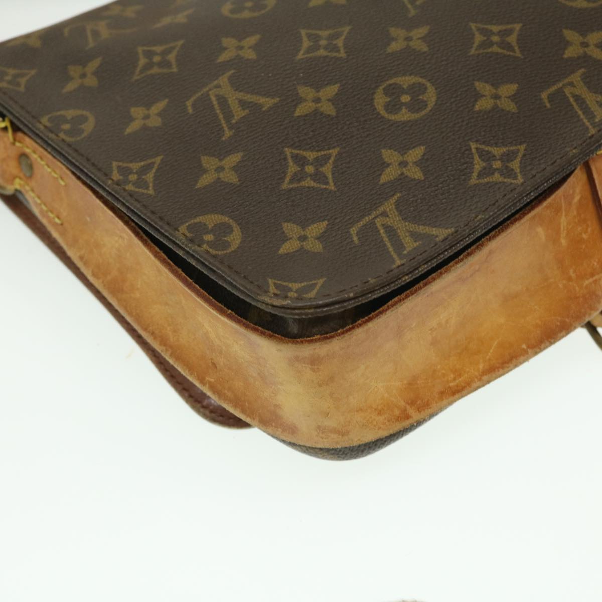 LOUIS VUITTON Monogram Cartouchiere GM Shoulder Bag M51252 LV jk1953