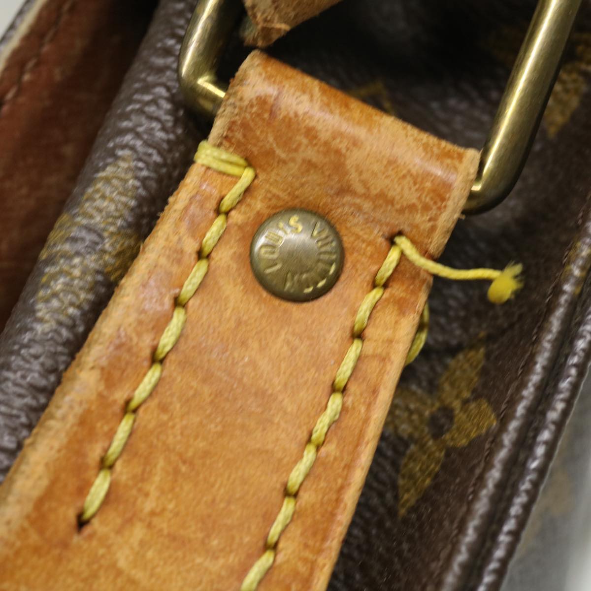 LOUIS VUITTON Monogram Cartouchiere GM Shoulder Bag M51252 LV jk1953