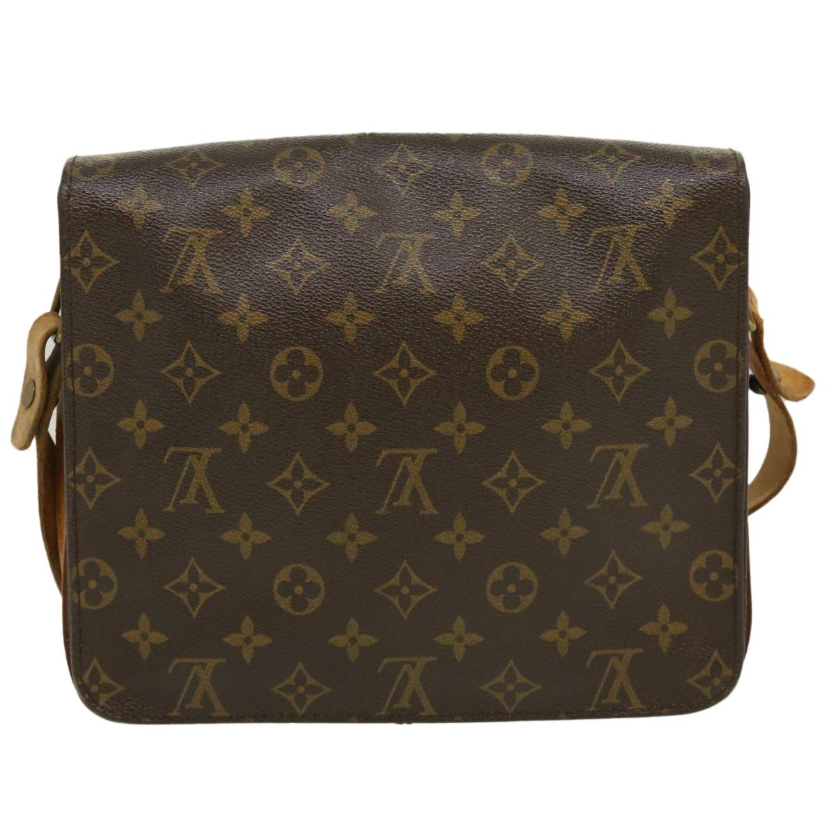 LOUIS VUITTON Monogram Cartouchiere GM Shoulder Bag M51252 LV jk1953