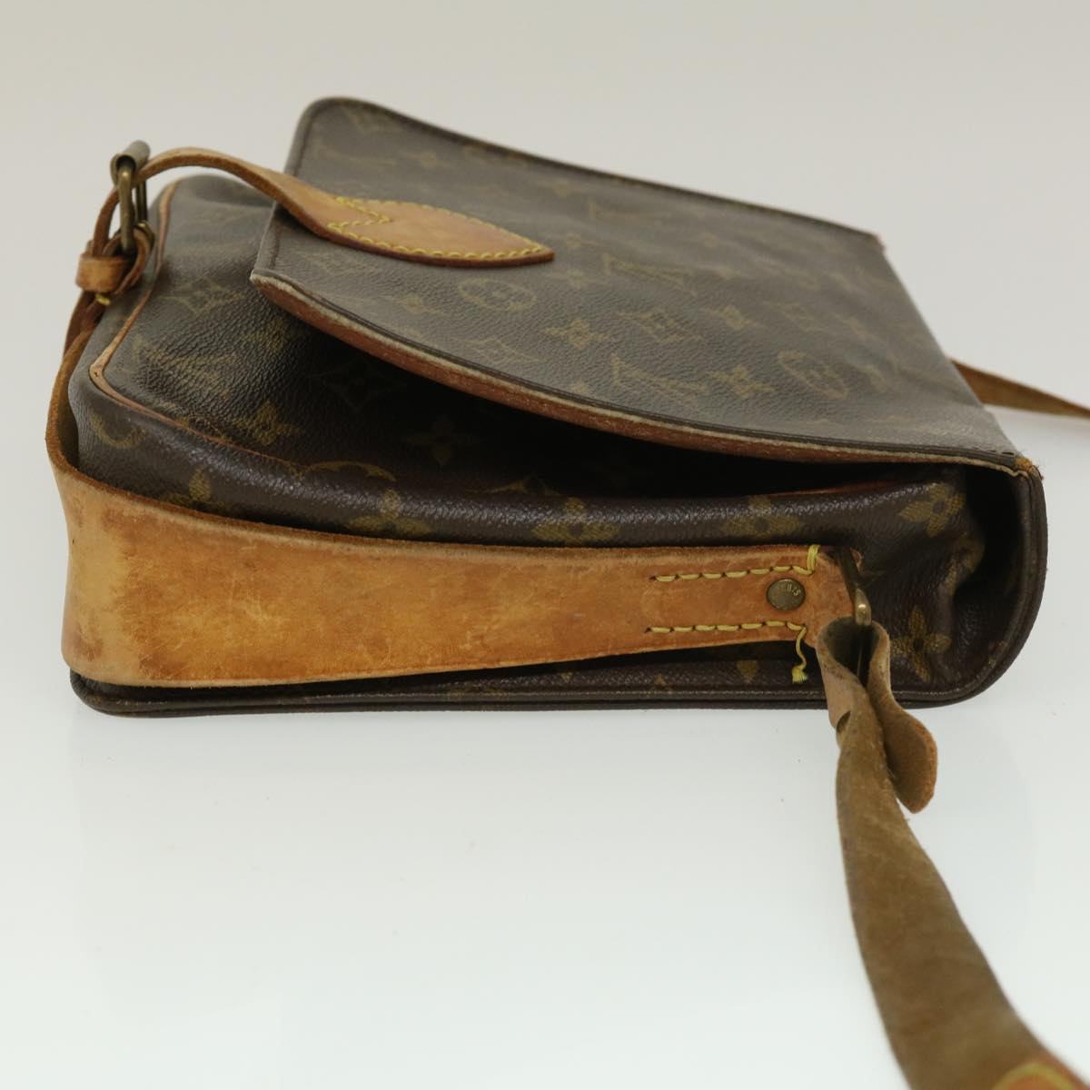LOUIS VUITTON Monogram Cartouchiere GM Shoulder Bag M51252 LV jk1953