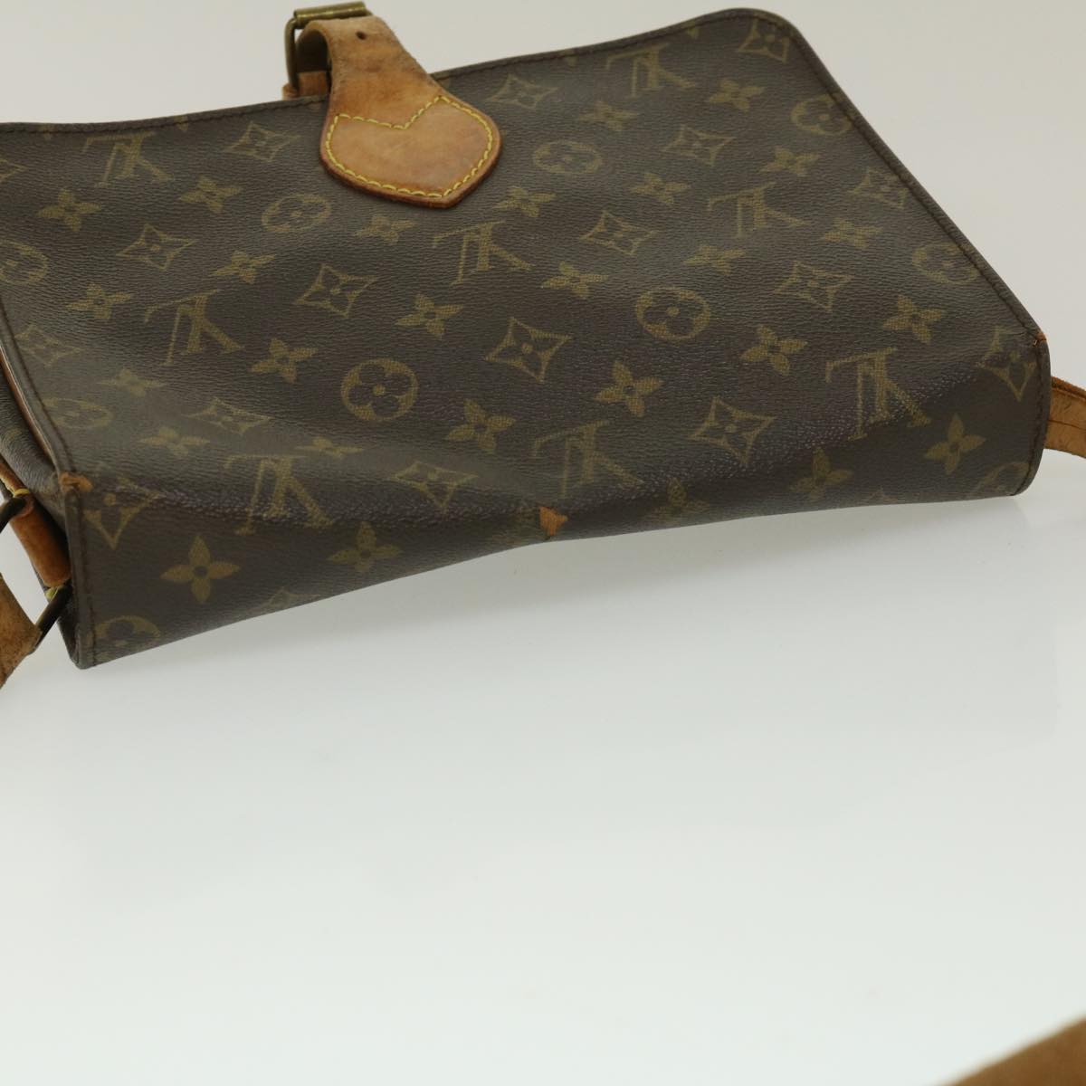 LOUIS VUITTON Monogram Cartouchiere GM Shoulder Bag M51252 LV jk1953
