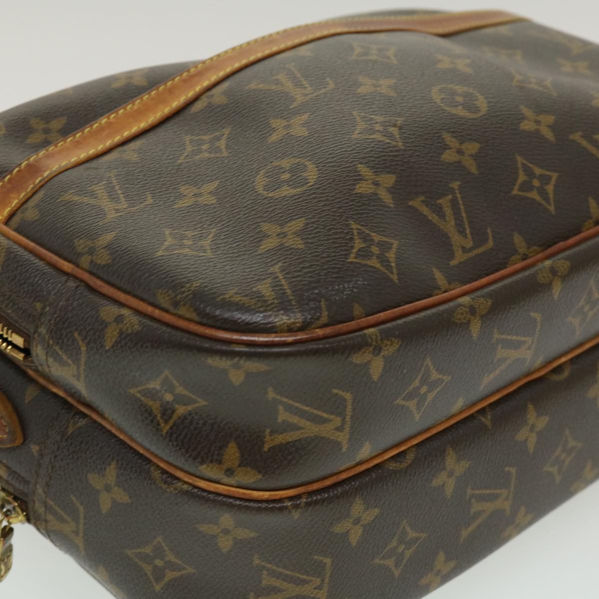 LOUIS VUITTON Monogram Reporter PM Shoulder Bag M45254 LV jk1959