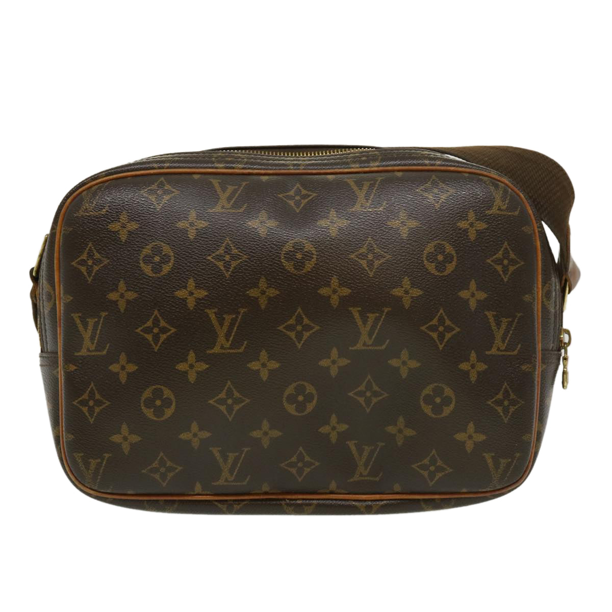 LOUIS VUITTON Monogram Reporter PM Shoulder Bag M45254 LV jk1959