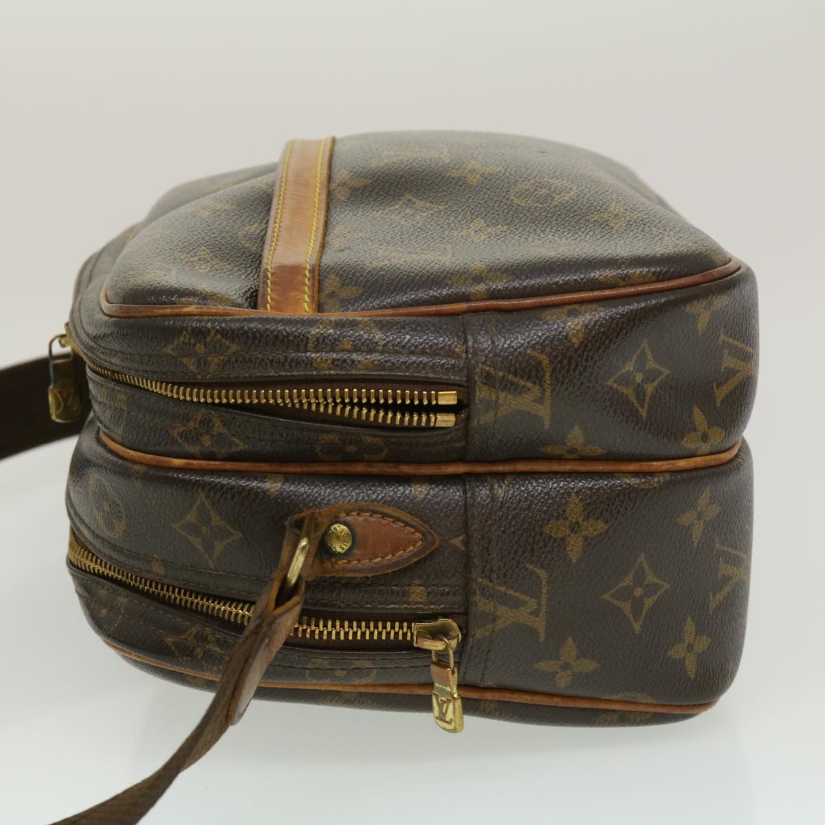 LOUIS VUITTON Monogram Reporter PM Shoulder Bag M45254 LV jk1959