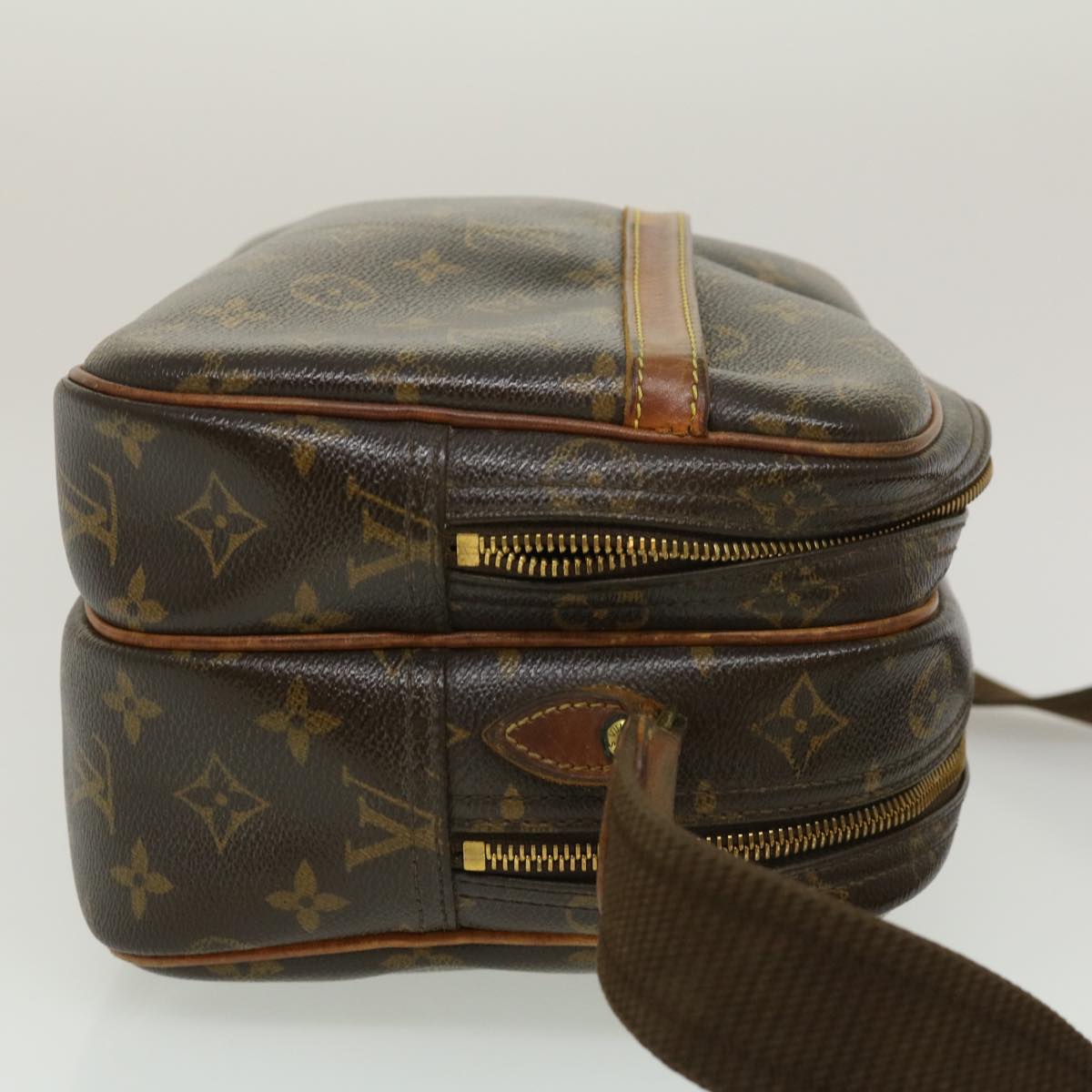 LOUIS VUITTON Monogram Reporter PM Shoulder Bag M45254 LV jk1959