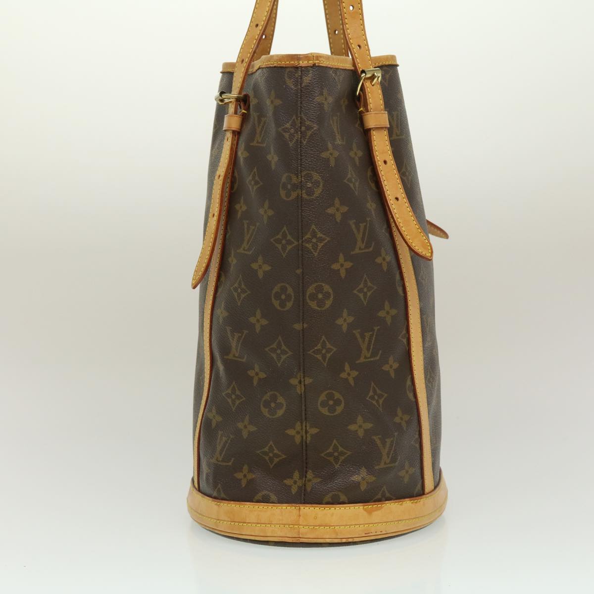 LOUIS VUITTON Monogram Bucket GM Shoulder Bag M42236 LV jk1975