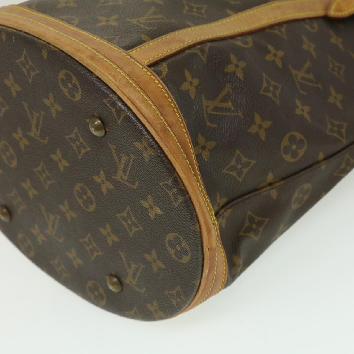 LOUIS VUITTON Monogram Bucket GM Shoulder Bag M42236 LV jk1979