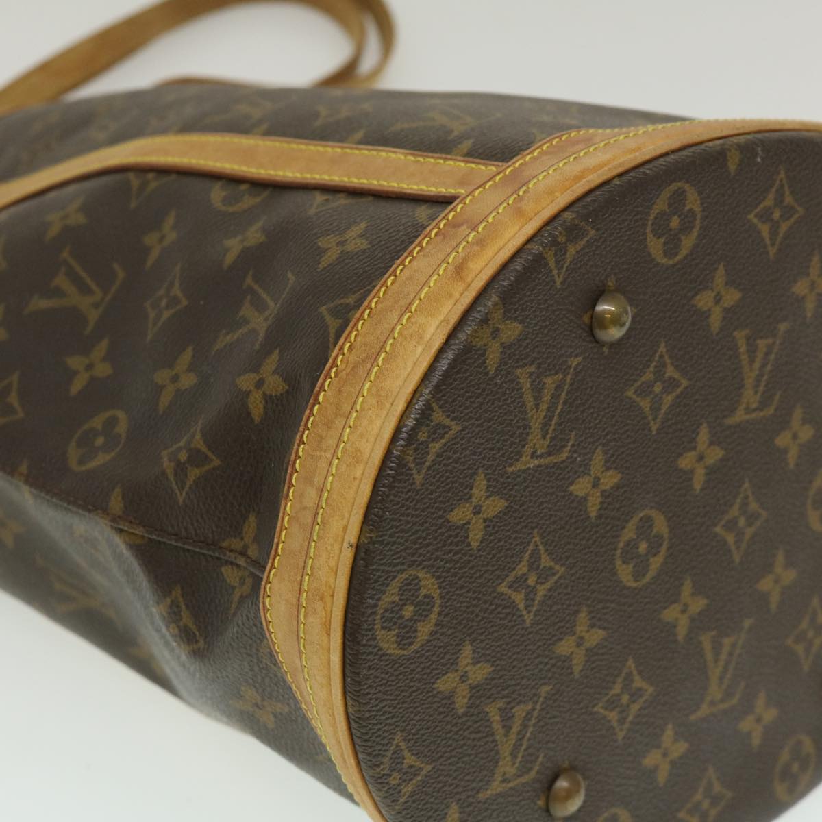 LOUIS VUITTON Monogram Bucket GM Shoulder Bag M42236 LV jk1979