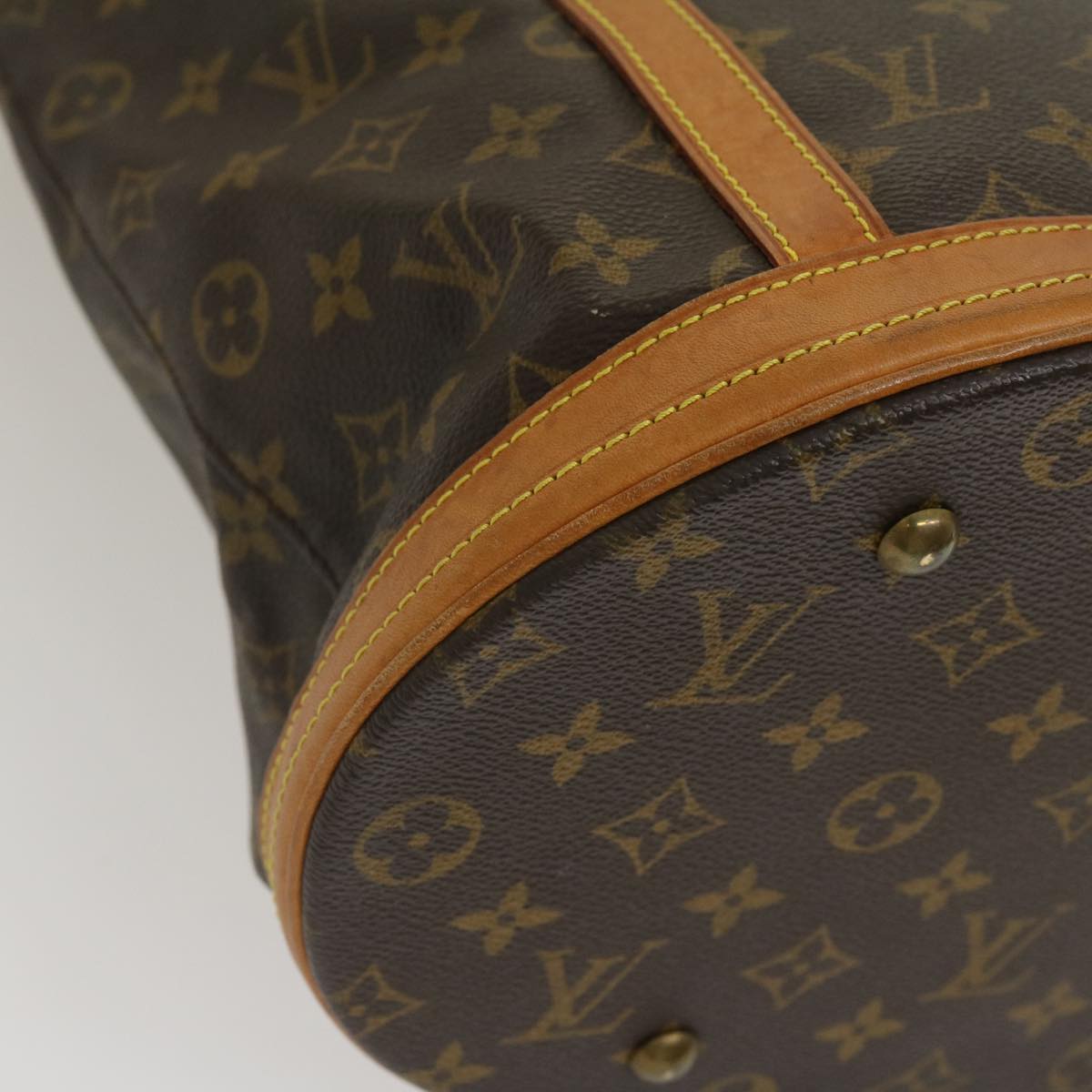 LOUIS VUITTON Monogram Bucket GM Shoulder Bag M42236 LV jk1980