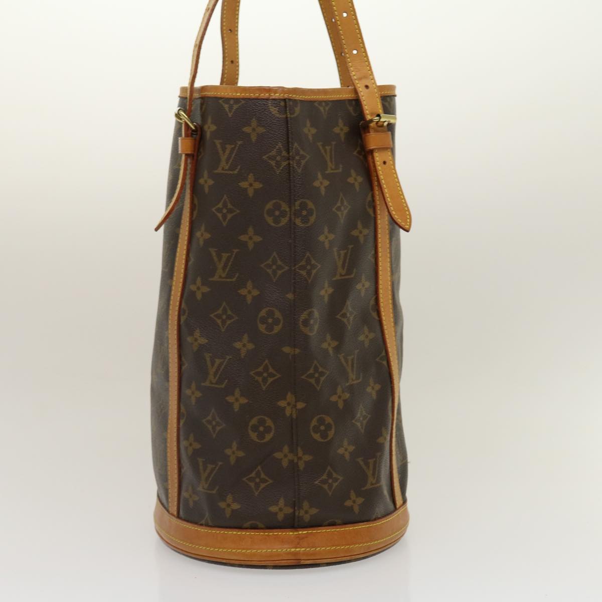 LOUIS VUITTON Monogram Bucket GM Shoulder Bag M42236 LV jk1980