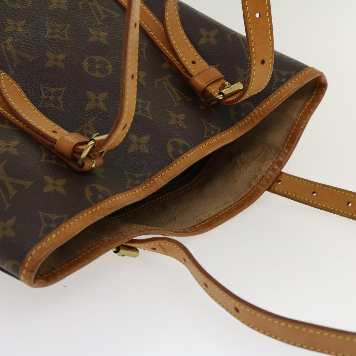 LOUIS VUITTON Monogram Bucket GM Shoulder Bag M42236 LV jk1980