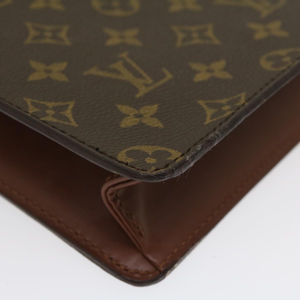 LOUIS VUITTON Monogram Pochette Homme Clutch Bag M51795 LV jk2025
