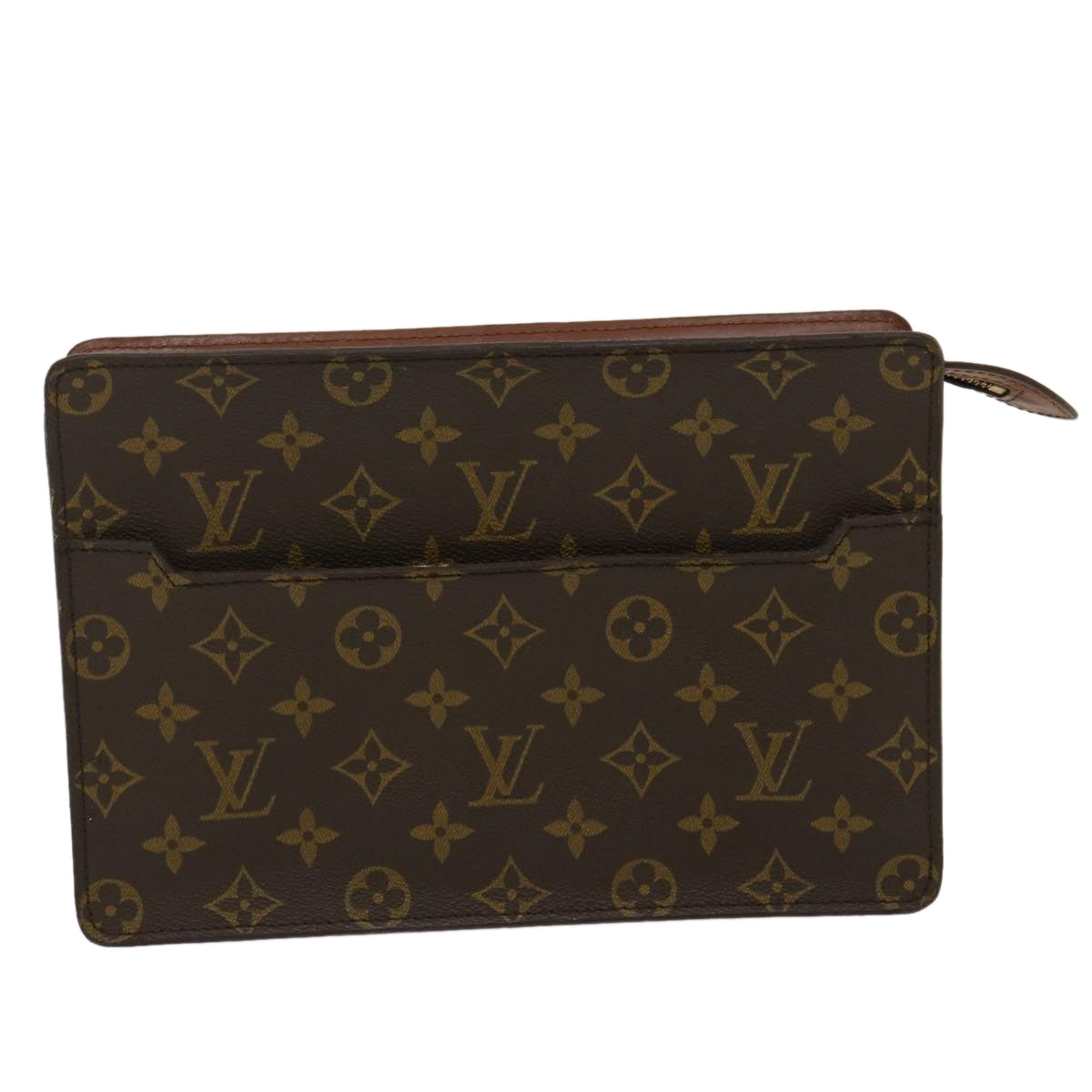 LOUIS VUITTON Monogram Pochette Homme Clutch Bag M51795 LV jk2025