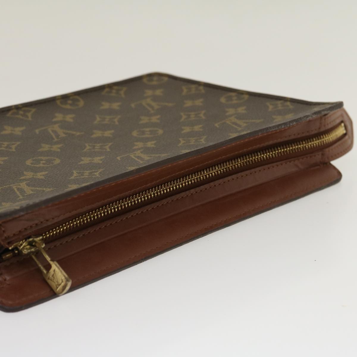 LOUIS VUITTON Monogram Pochette Homme Clutch Bag M51795 LV jk2025