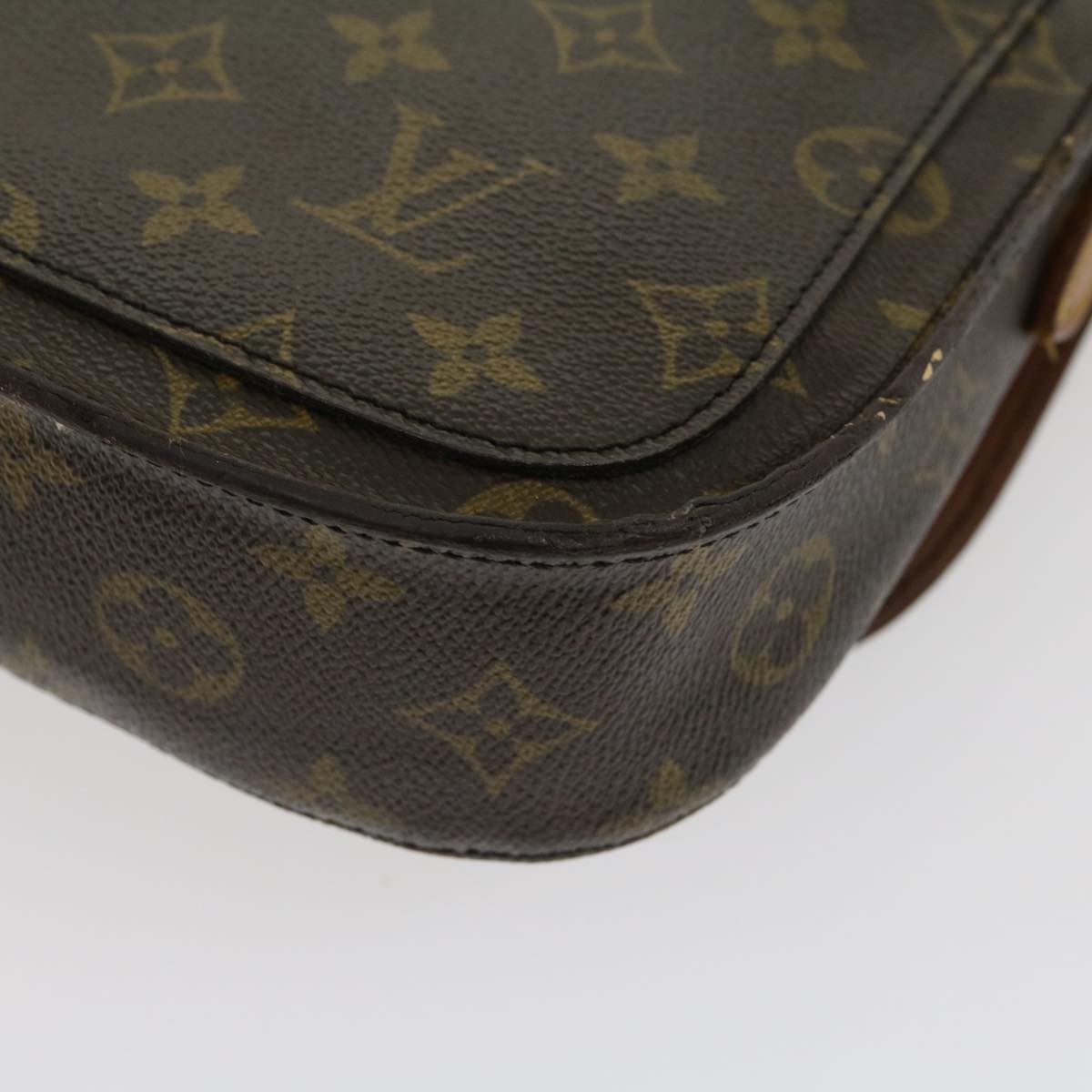 LOUIS VUITTON Monogram Saint Cloud MM Shoulder Bag M51243 LV jk2052