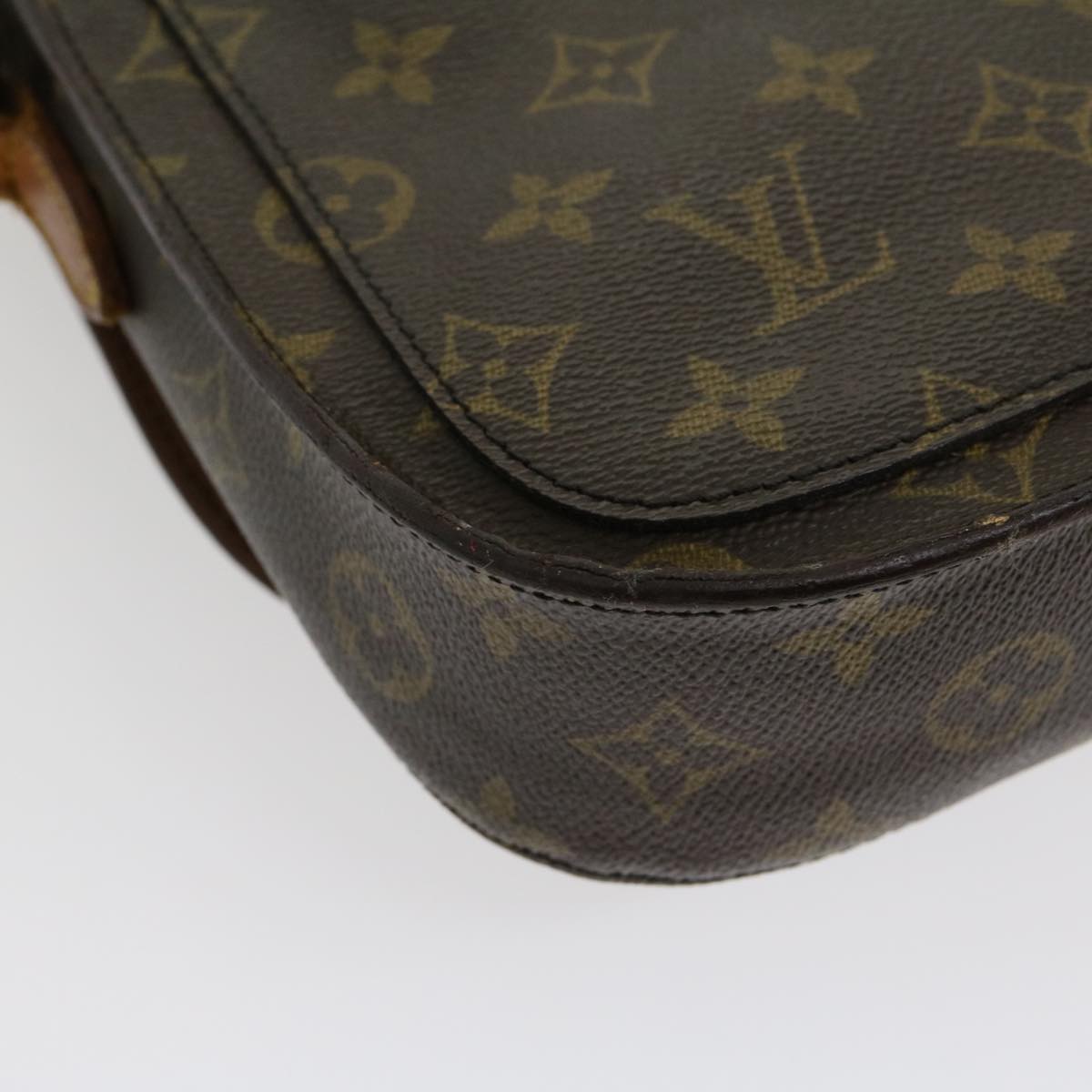 LOUIS VUITTON Monogram Saint Cloud MM Shoulder Bag M51243 LV jk2052