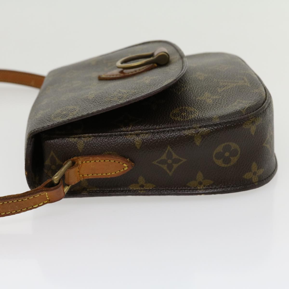 LOUIS VUITTON Monogram Saint Cloud MM Shoulder Bag M51243 LV jk2052