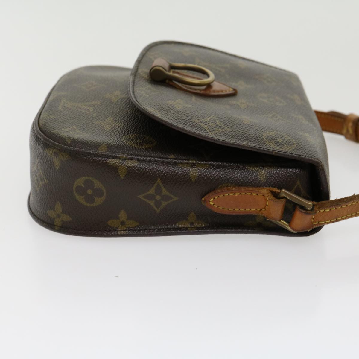 LOUIS VUITTON Monogram Saint Cloud MM Shoulder Bag M51243 LV jk2052
