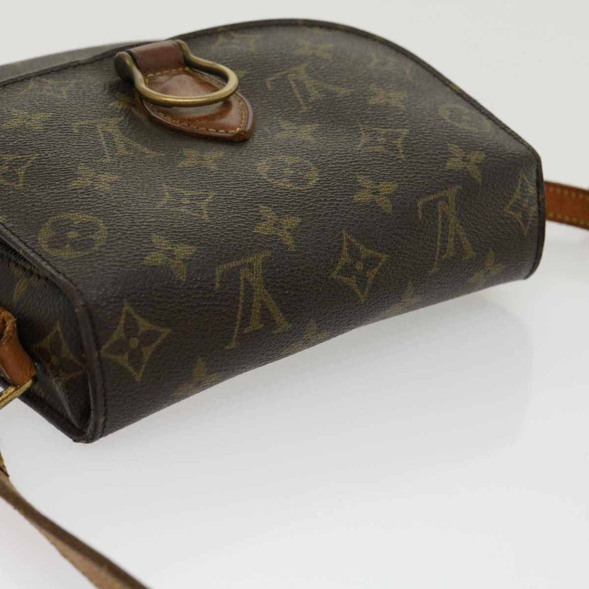 LOUIS VUITTON Monogram Saint Cloud MM Shoulder Bag M51243 LV jk2052