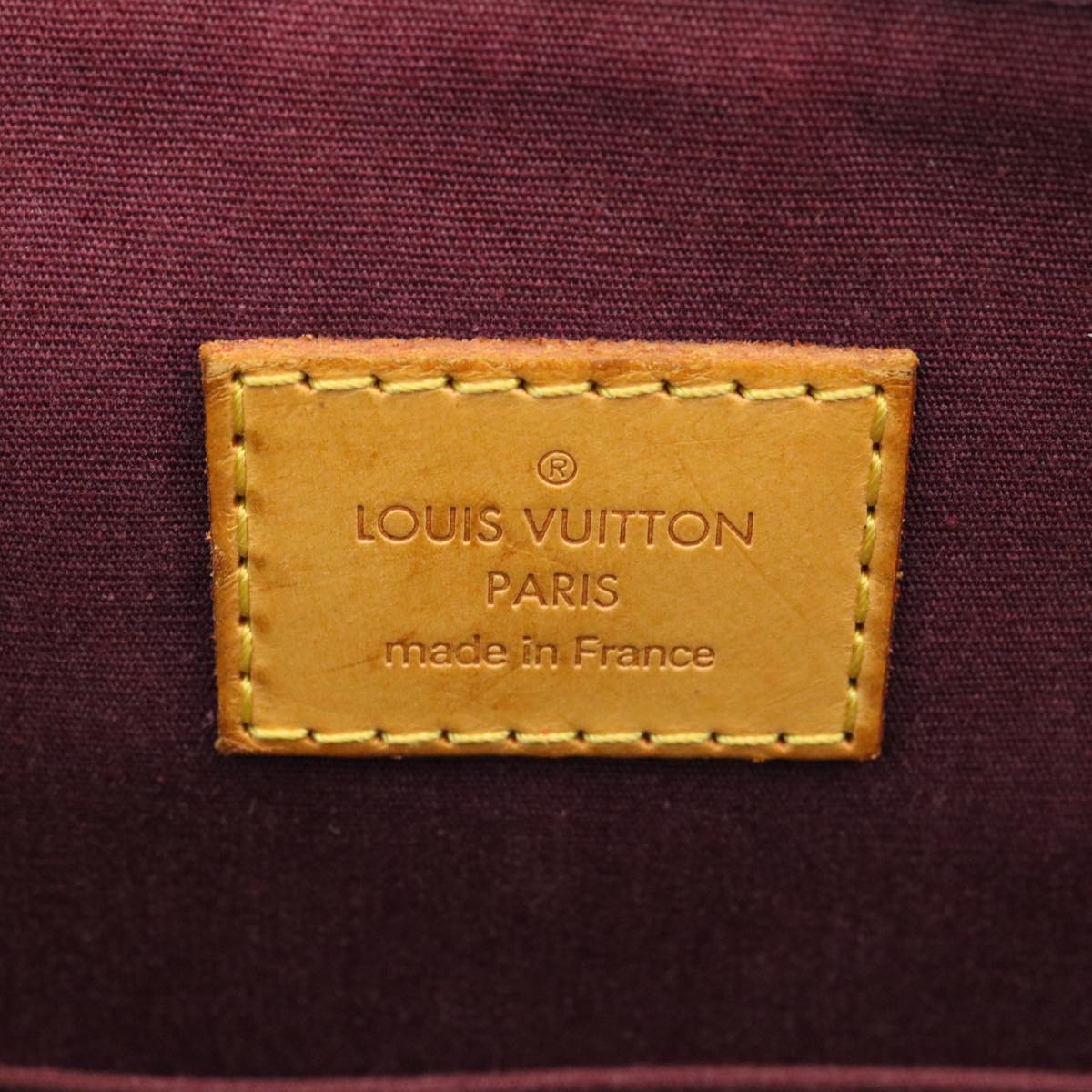LOUIS VUITTON Monogram Vernis Bellevue GM Tote Bag Purple LV jk206