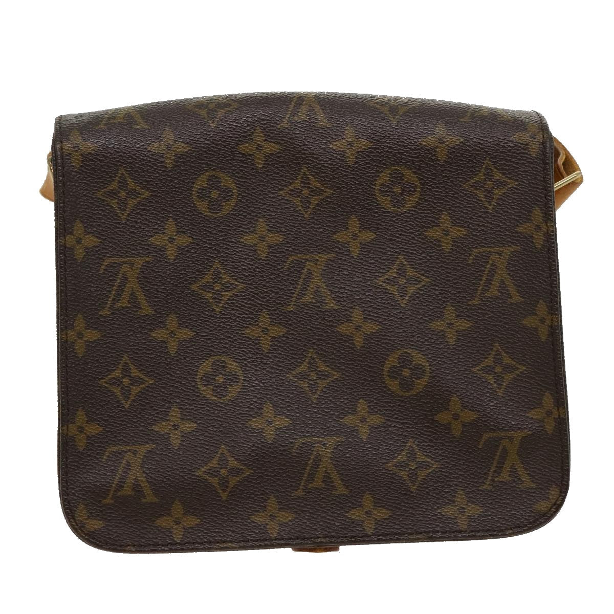 LOUIS VUITTON Monogram Cartouchiere MM Shoulder Bag M51253 LV jk2111