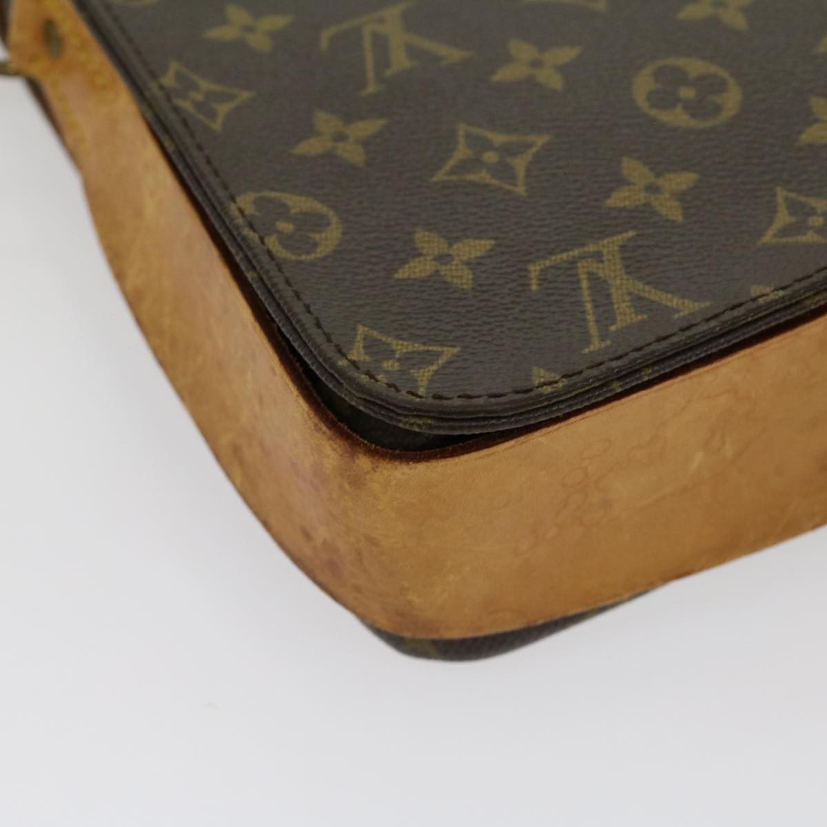 LOUIS VUITTON Monogram Cartouchiere GM Shoulder Bag M51252 LV jk2112