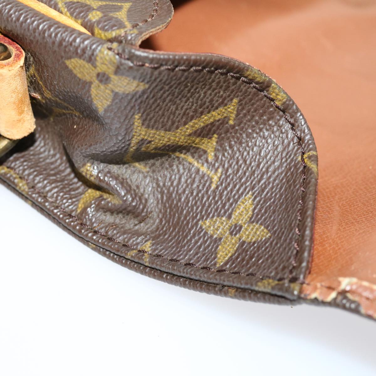 LOUIS VUITTON Monogram Cartouchiere GM Shoulder Bag M51252 LV jk2112