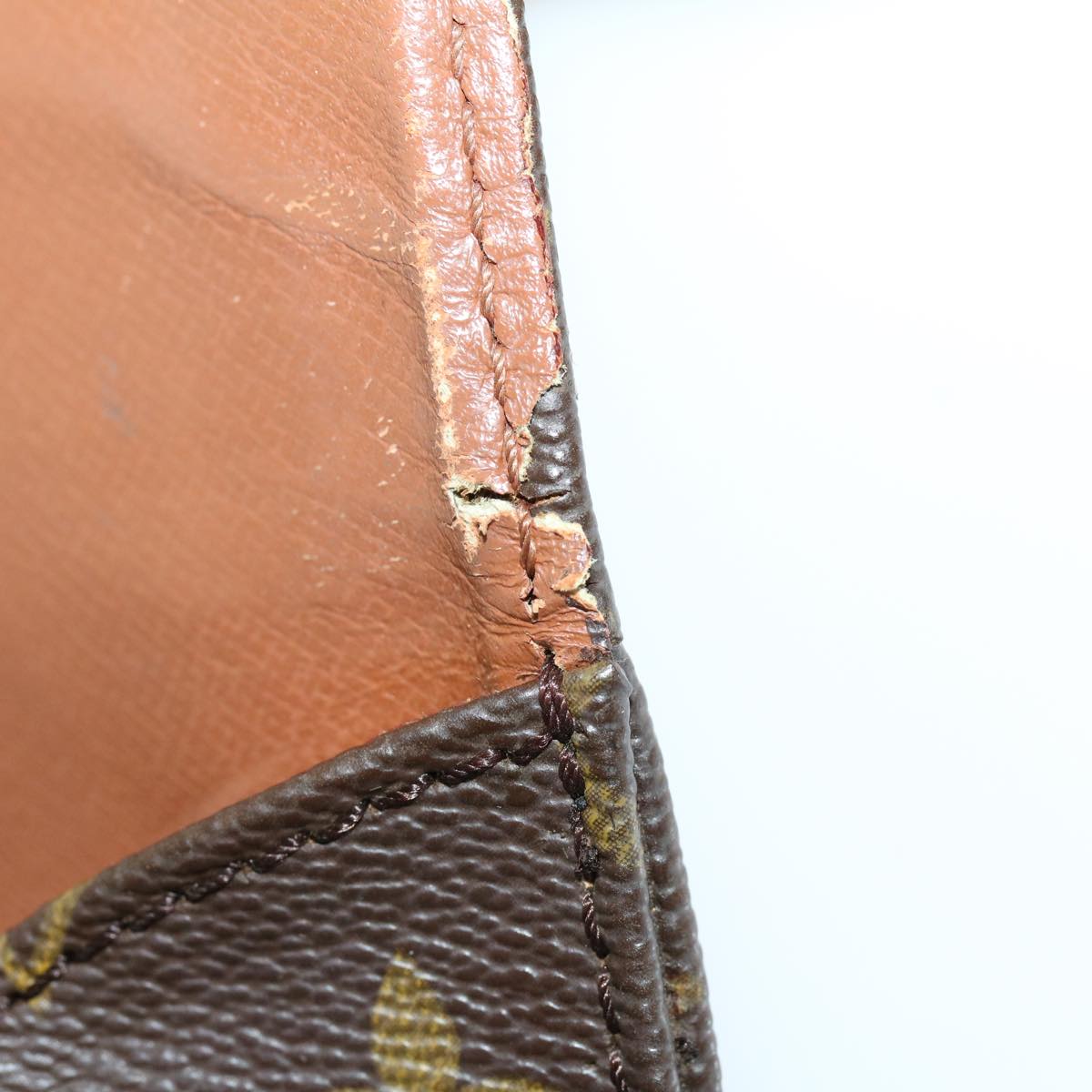 LOUIS VUITTON Monogram Cartouchiere GM Shoulder Bag M51252 LV jk2112