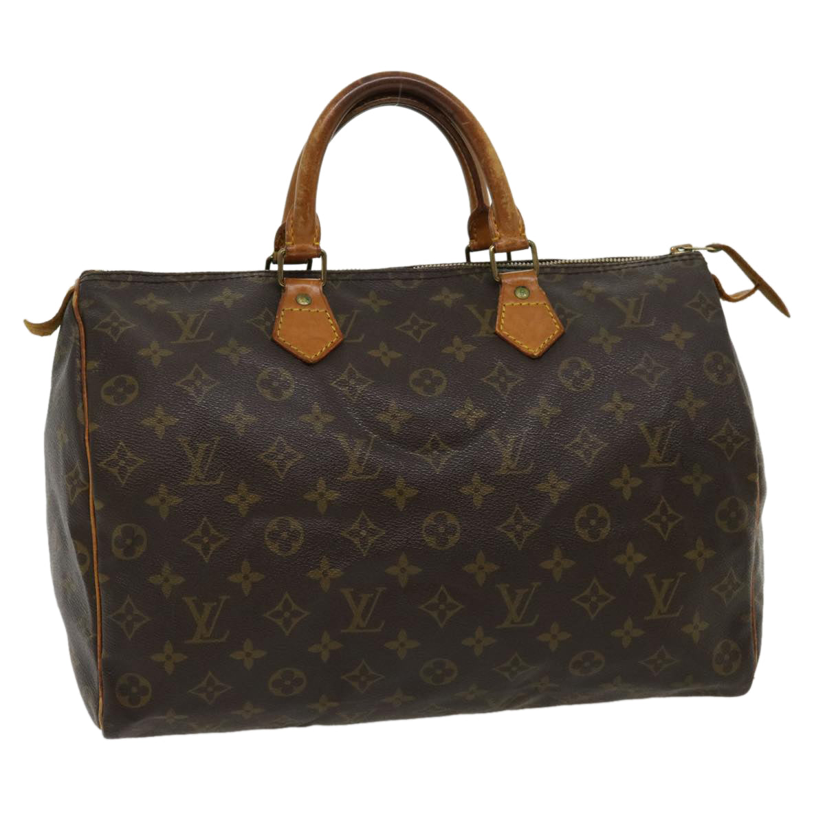 LOUIS VUITTON Monogram Speedy 35 Hand Bag M41524 LV jk2135